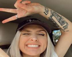 She is a tattoo lover and has a big tattoo on her forearm.